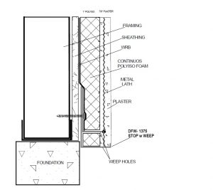Weep Flashing Diamond Furr System Title 24 Application 