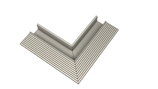 Drywall f reveal DRF brand x metals inc DRF CORNER v2