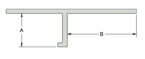 Drywall T Mold Reveal