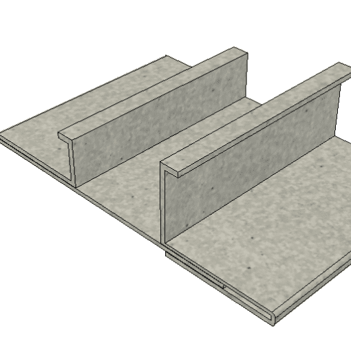 Offset 2-Piece Expansion Channel Screed