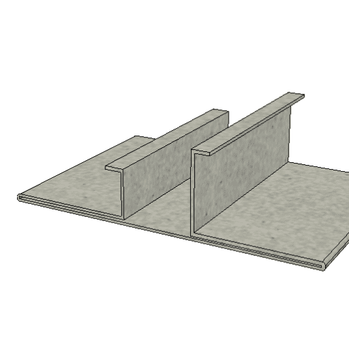 Offset Channel Screed