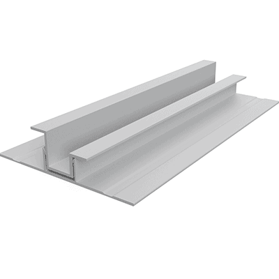 CPPV-B 375-75 INSERT TRANSITION TRIM (3/8"-3/4") FIBER CEMENT PANEL TRIM EXTRUDED ALUMINUM TRIMS BRAND X METALS .INC