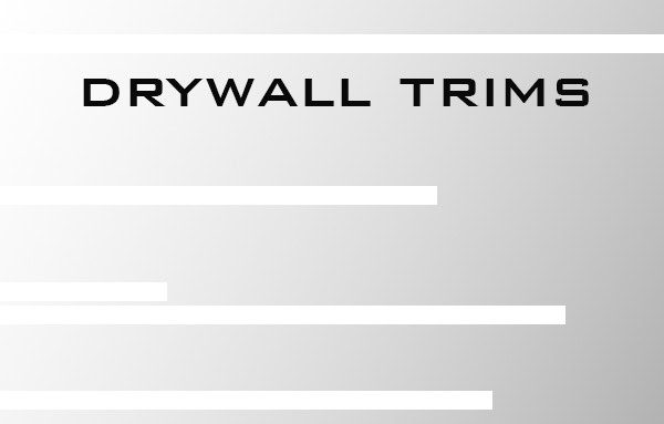 Drywall Trim Reveal/Shadow Reveal & Corner Beads or Drywall & Plaster Reveals 