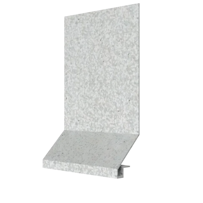 Galvanized steel Soffit Drip Edge For Stucco Exterior soffits Purpose for water damage prevention 