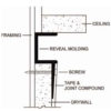 Drywall F Reveal detail