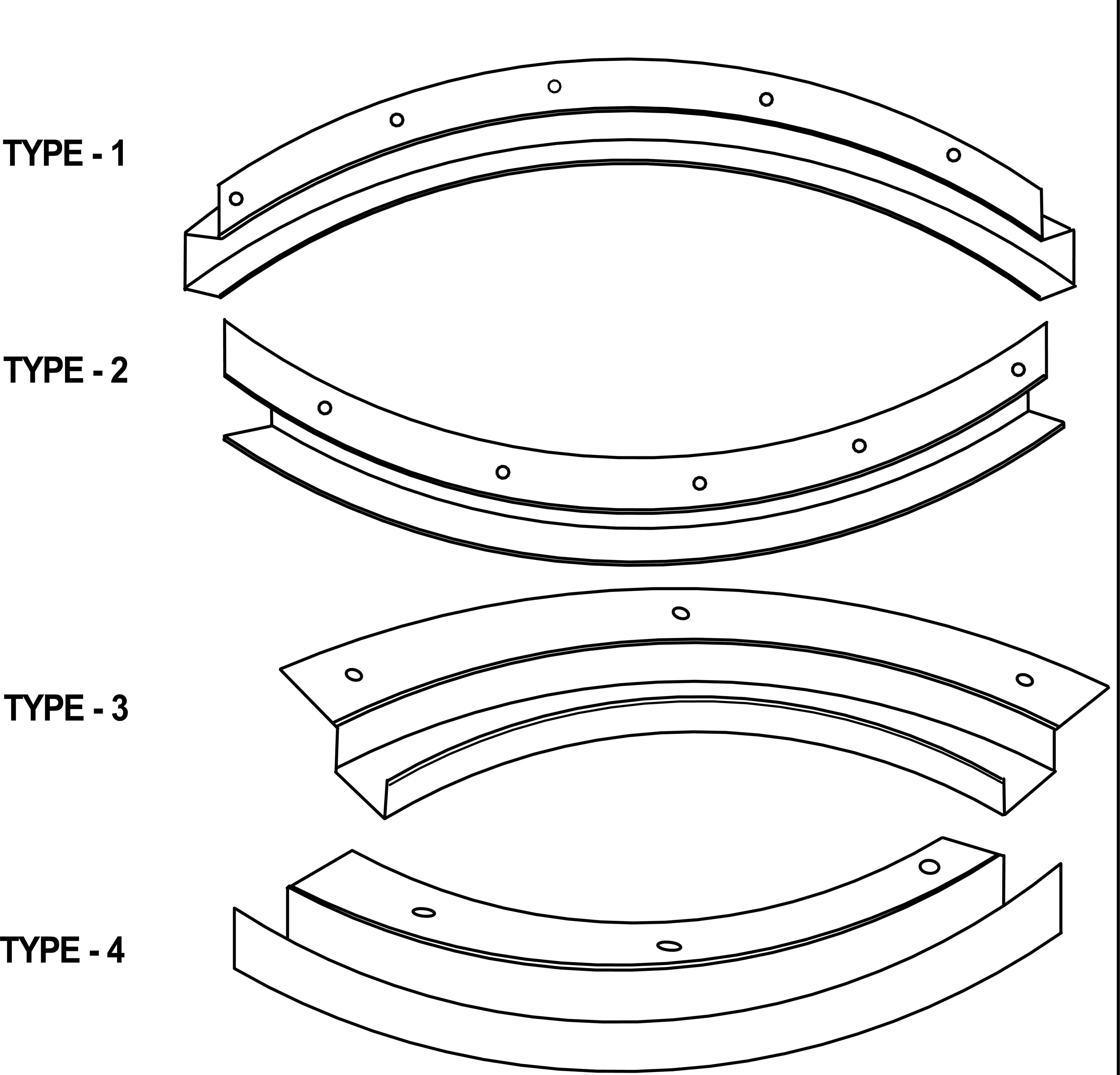 Drywall F Reveal radius dimensions